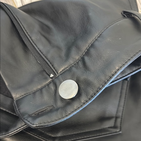 Dynamite Black Faux Leather Pants - Picture 6 of 8